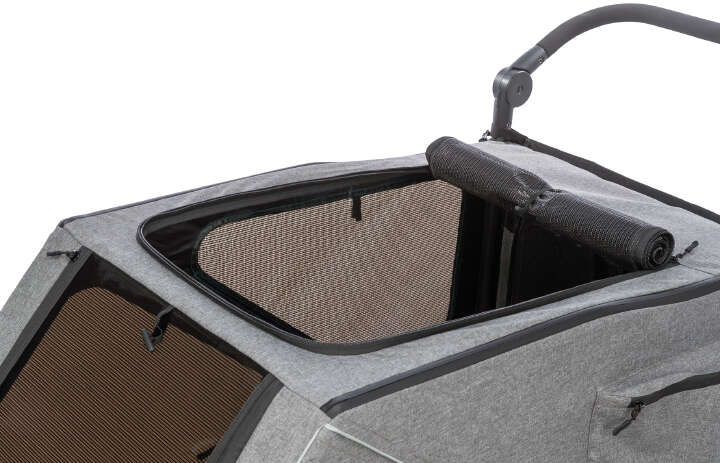 TRIXIE Fahrradanhänger mit Rampe